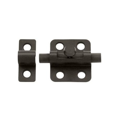 DENDESIGNS 2 in. Barrel Bolt; Oil Rubbed Bronze - Solid Brass DE560814